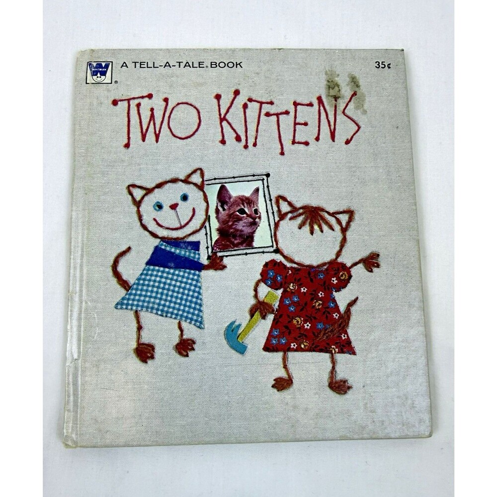 Two Kittens Tell-A-Tale Children's Cat Book by Marjory Schwalje